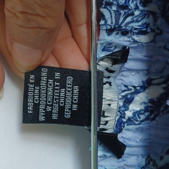 rachel zoe blue and white skirt, Lined | nwt | size Med, Elastic Waist - Picture 5 of 9